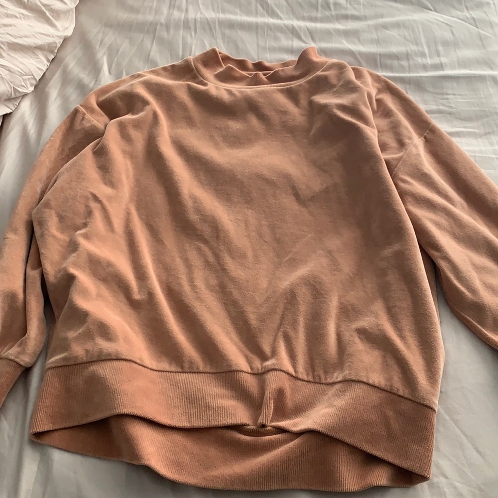 Topshop velvet long sleeve